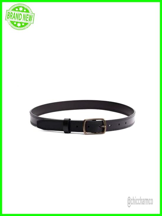 Women\'s Slim Double Stitch Leather Belt - 1\